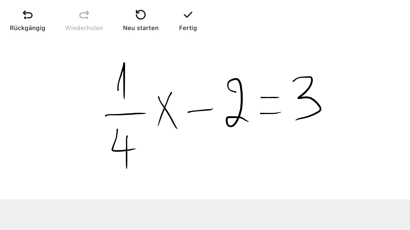 Handwriting support on mobile