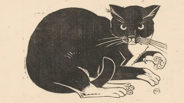 Cat, Henri van der Stok, ca. 1926