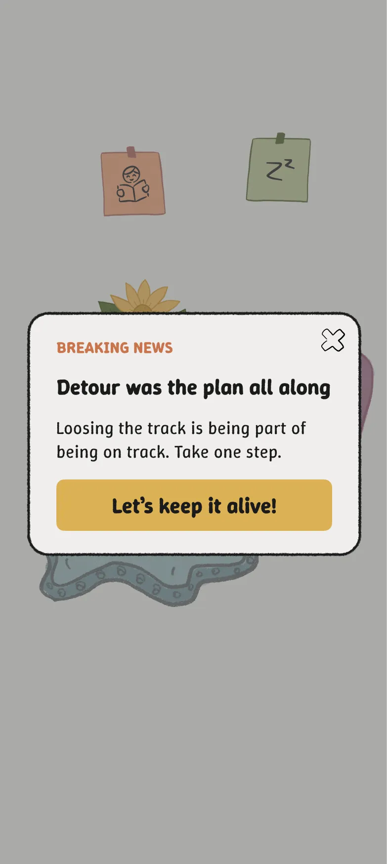 Recovery message before the rewrite