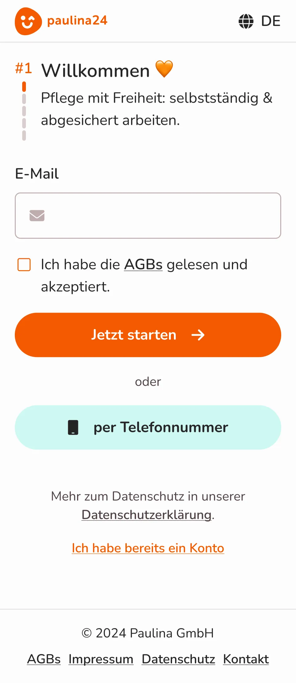 v2 phone number as alternative